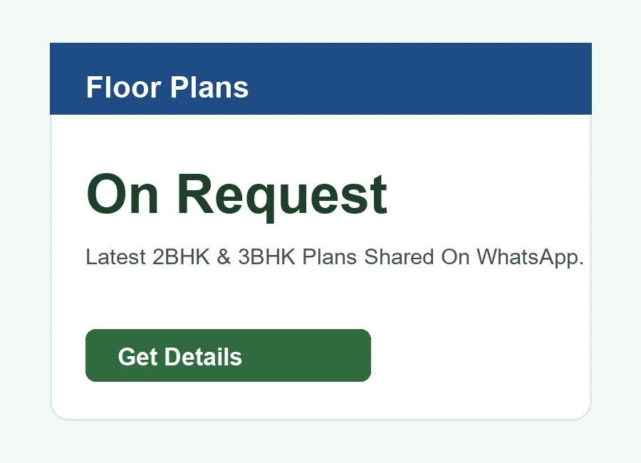 2BHK Apartment Floor Plan